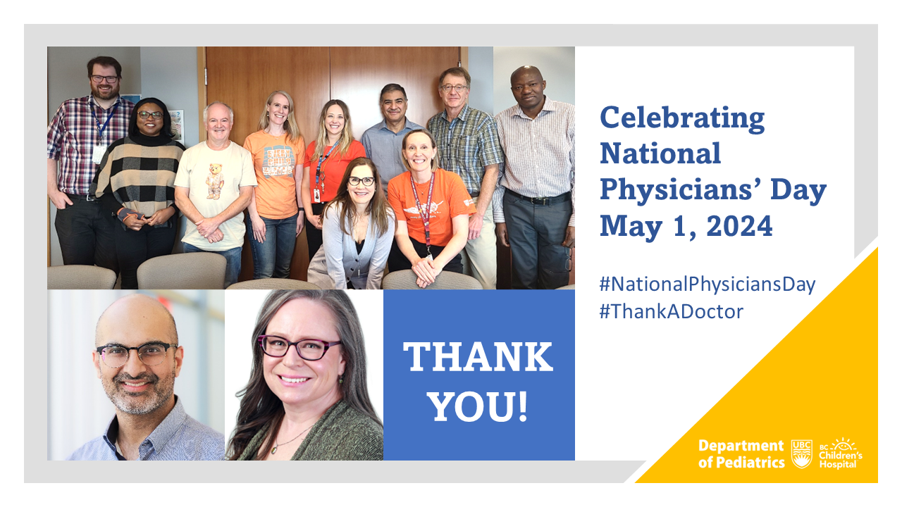 Celebrating National Physicians’ Day May 1, 2024 Department of